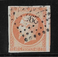 France N°16 - 40c Orange - TB - 1853-1860 Napoleon III