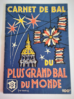 Ancien Programme Plus Grand Bal Du Monde Paris 1958 Guy CHABROL - Programme