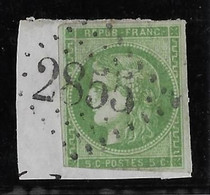 France N°42B - Oblitéré - B - 1870 Bordeaux Printing