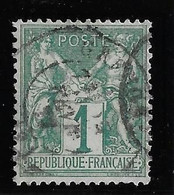 France N°61 - Type I - Oblitéré - TB - 1876-1878 Sage (Typ I)