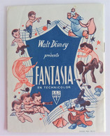 Ancien Programme Walt Disney Présente Fantasia En Technicolor - Programme