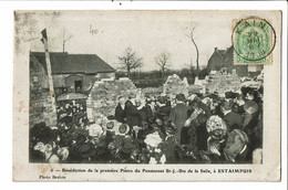 CPA-Carte Postale-Belgique-Estaimpuis- Bénédiction De La Première Pierre Du Pensionnat St J. De La Salle 1908-VM21619dg - Estaimpuis