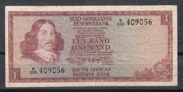 SUDAFRICA - BILLETE DE 1 RAND - Suráfrica