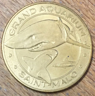 35 SAINT MALO AQUARIUM REQUINS MDP 2013 MÉDAILLE SOUVENIR MONNAIE DE PARIS JETON TOURISTIQUE MEDALS COINS TOKENS - 2013