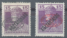 Hungary Debrecen Debreczin 1919 Mi#57 A And B, Mint Hinged - Debrecen