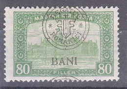 Romania Overprint On Hungary Stamps Occupation Transylvania 1919 Mi#39 I Mint Hinged, Moved Overprint - Transilvania