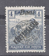 Romania Overprint On Hungary Stamps Occupation Transylvania 1919 Mi#52 Mint Hinged - Transilvania