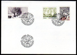 SWEDEN 1973 Definitive: Landscapes FDC.  Michel 801-03 - FDC