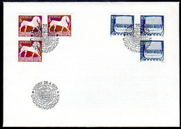 SWEDEN 1973 Definitive: Horse And Viking Ship  FDC.  Michel 799-800 - FDC