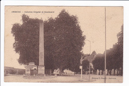 AMBOISE - Colonne Chaptal Et Boulevard - Amboise