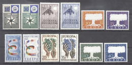 Lot 1957 Europa CEPT 12 Values MNH AC.708 - Sammlungen