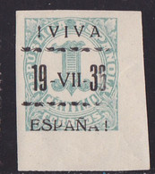 LOTE 2112A  //  (C061) ESPAÑA PATRIOTICOS - NACIONALISTAS  --  VITORIA  EDIFIL Nº: 1*MH - Nationalistische Uitgaves