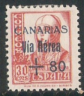 LOTE 2112A  //  (C100) ESPAÑA PATRIOTICOS -  EMISIONES REPUBLICANAS CANARIAS  - EDIFIL Nº: 50 *MH - Republikanische Ausgaben