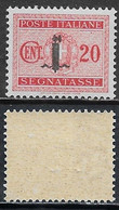 Italia Italy 1944 RSI Segnatasse Fascio C20 Sa N.S62 Nuovo Integro MNH ** - Taxe