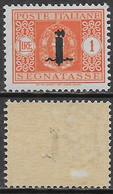 Italia Italy 1944 RSI Segnatasse Fascio L1 Sa N.S68 Nuovo Integro MNH ** - Portomarken