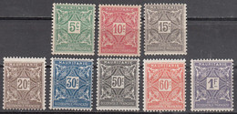 Mauritania    Scott No.  J 9-16    Unused Hinged        Year 1914 - Mauritania (1960-...)