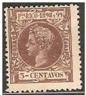 LOTE 2174 A  //  (C010) PUERTO RICO 1898  -   EDIFIL Nº: 137*MH - Puerto Rico