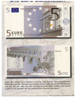 (O 20) Euro Banknote (on Postcard) 5 Euro - Banques