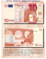 (O 20) Euro Banknote (on Postcard) 10 Euro - Banques