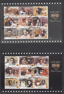 INDIA, 2013, FIRST DAY MUMBAI CANCELLED, 100 Years Of Indian Cinema, Complete Set Of 6 Souvenir Sheets, - Oblitérés