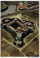 Carte Postale 66. Salses Le Chateau Fort  Vu D'avion Très Beau Plan Région Languedoc - Salses