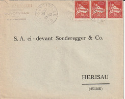 Algérie Lettre Guyotville Pour La Suisse 1932 - Lettres & Documents