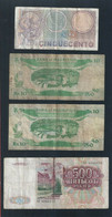 Old Mixed Banknote Lot - Mauritius, Russia CCCP & REPVBBLICA ITALIANA (#122) - Andere - Europa