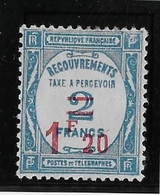 France Taxe N°64 - Neuf * Avec Charnière - TB - 1859-1959 Nuovi