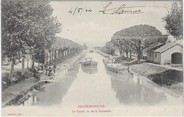 11  Salleles D'aude   Le Canalvu De La Passerelle  Peniche - Salleles D'Aude