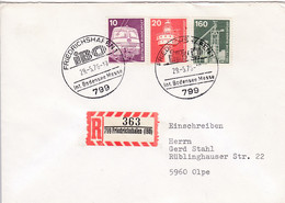 R Brief Mit Sonder R Zettel, NEZ - Friedrichhafen 1976, "IBO" , 363 Ub  Ohne - Etiquettes 'Recommandé' & 'Valeur Déclarée'