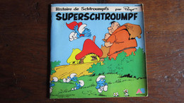 LES SCHTROUMPFS  DISQUE SUPERSCHTROUMPFS LIVRE DISQUE - Schtroumpfs, Les - Los Pitufos