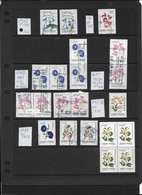 ARGENTINA 1982-1989 FLOWERS - Collections, Lots & Series