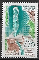 ANDORRE   -   1988 .  Y&T N° 371 Oblitéré.  Thermalisme - Used Stamps