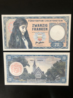 2020 Matej Gabris 20 Franken Liechtenstein Vaduz Landtag St Nicholas Balzer Série M UNC SPECIMEN ESSAY Tirage Limité - Fictifs & Spécimens