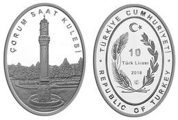AC - CORUM CLOCK TOWER CLOCK TOWER SERIES # 7 COMMEMORATIVE SILVER COIN TURKEY 2018 PROOF UNCIRCULATED - Zonder Classificatie