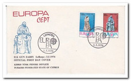 Turks Cyprus 1976, FDC, Europe, Cept - Autres & Non Classés