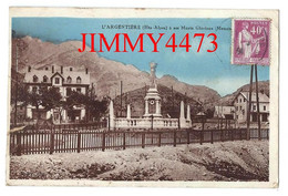 CPA - L' ARGENTIERE En 1934 - Monuments à Ses Morts Glorieux 05 Hautes Alpes - Scans Recto-Verso - L'Argentiere La Besse