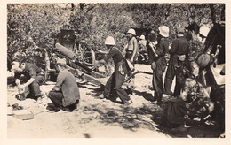 FRONT D'ARAGÓ Guerre D'Espagne 1936. Série B-6.Batterie En Action. Carte Photo - Altri & Non Classificati