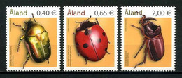 ALAND 2006  N° 259/261 **  Neufs MNH Superbes Faune Insectes Fauna Insects - Aland