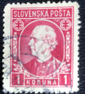 Slovenska - P3/8 - (°)used - 1939 - Michel Nr. 40 - Andrej Hlinka - Oblitérés