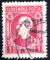 Slovenska - P3/8 - (°)used - 1939 - Michel Nr. 40 - Andrej Hlinka - Gebraucht