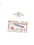 11757 - Timbre Phillatec PARIS 1964, France 1 Fr - Autres & Non Classés