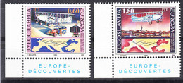 Yugoslavia 1994 Airplanes Europa Mi#2657-2658 Mint Never Hinged - Nuevos