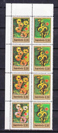 Yugoslavia Red Cross Flowers In Pairs 1990, Four Pairs, Mint Never Hinged - Unused Stamps