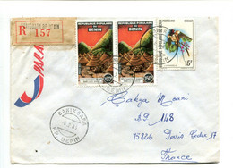 BENIN Banikoara 1983 - Affr. Sur Lettre Recommandée Par Avion - - Benin – Dahomey (1960-...)