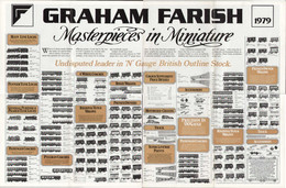 Catalogue GRAHAM FARISH 1979 OO & N Scale Model Railways Folder Prix GBP - Anglais