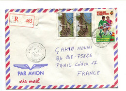 HAUTE VOLTA 1983 - Affr. Sur Lettre Recommandée  - - Upper Volta (1958-1984)