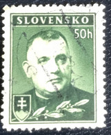 Slovensko - P3/8 - (°)used - 1939 - Michel Nr. 67Ya - President Jozef Tiso - Gebraucht