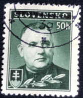 Slovensko - P3/8 - (°)used - 1939 - Michel Nr. 67Ya - President Jozef Tiso - Oblitérés