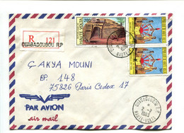 HAUTE VOLTA Ouagadougou 1983 - Affr. Sur Lettre Recommandée - Opper-Volta (1958-1984)